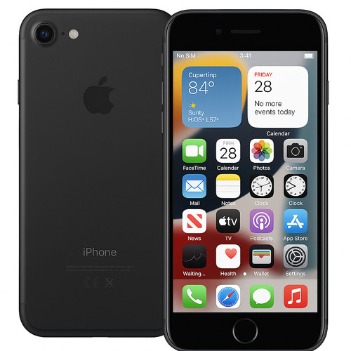 Apple iphone black unlocked - 7,